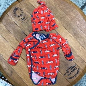 KICKEE PANTS BODY SUIT AND HAT!